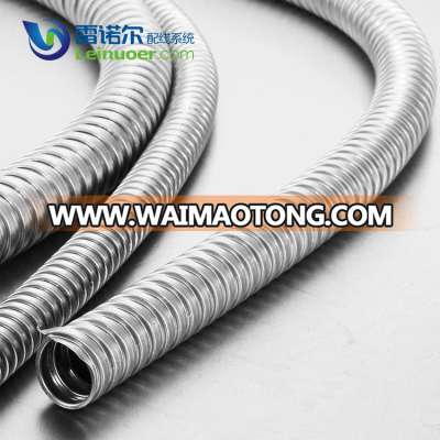 Waterproof double locked flexible galvanized steel conduit electrical wire cable pipe